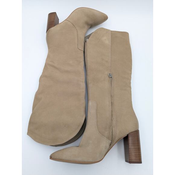 Dolce Vita Tan Heeled Boots - Picture 8 of 15